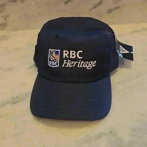 RBC Heritage Embroidered Logo Golf Hat Cap Blue White PGA Tour Boeing - Picture 1 of 6